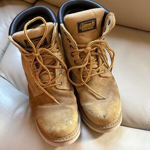 Coleman oil resistant work boots
